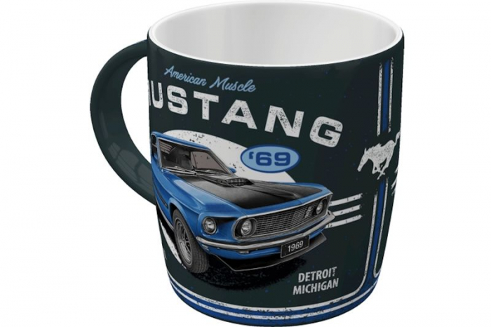 Tasse "Ford Mustang" - Blau